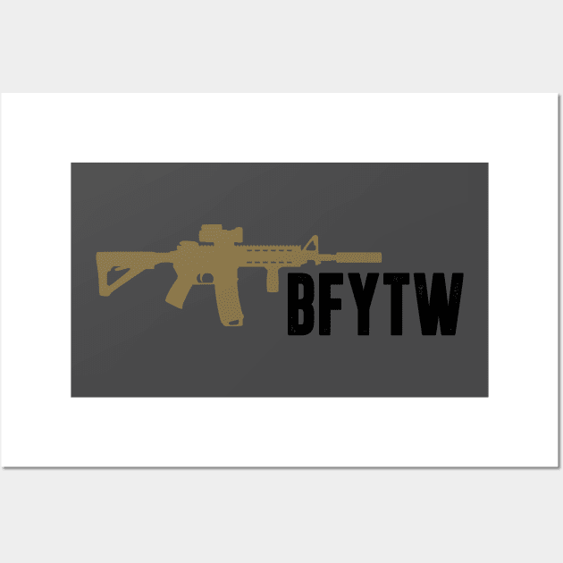 BFYTW 1 Wall Art by Dissident Design Co